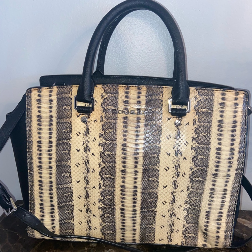 MK Snake Print Purse